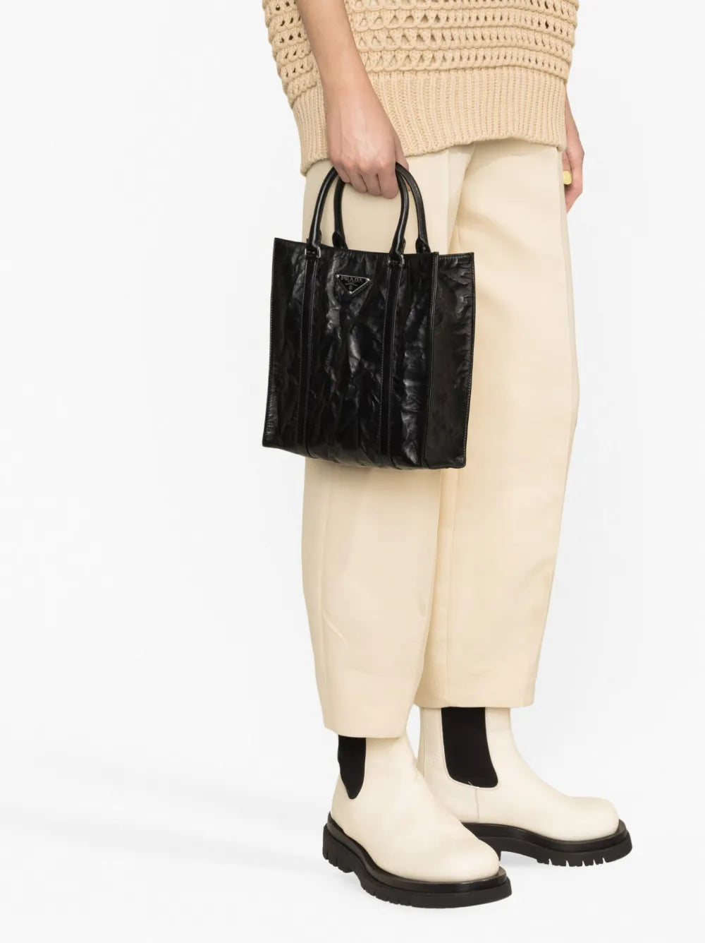 Mini Nappa Leather Tote Bag Prada Women WE IN STYLE