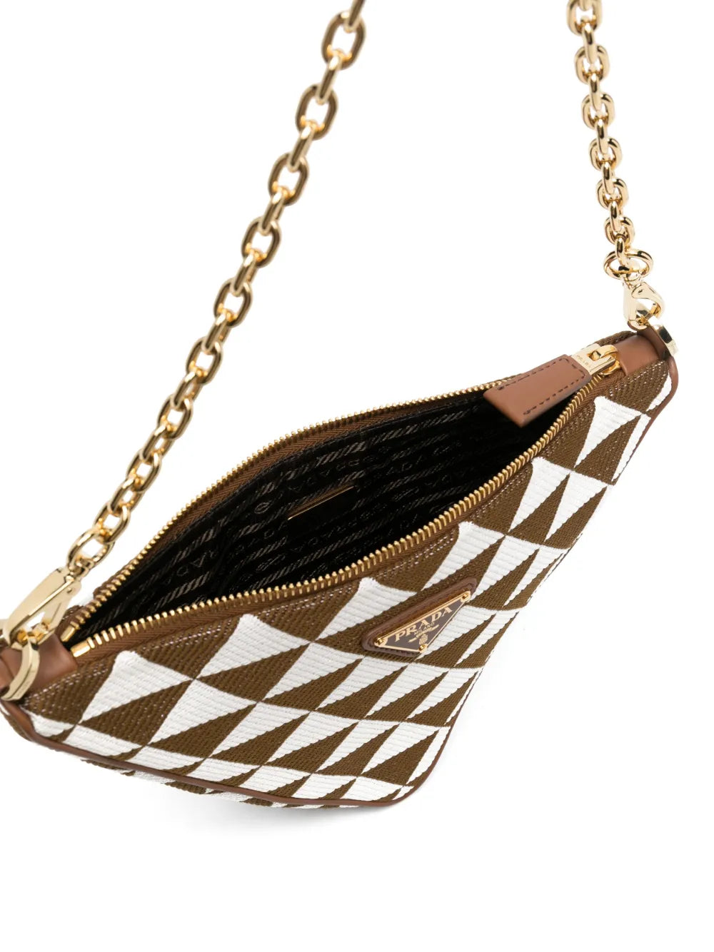 Image of Mini Jacquard Embroidered Bag by Prada for Women - Season Autumn-Winter 2023 - Detail View 7