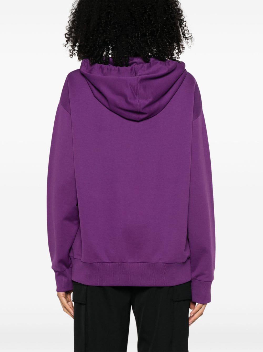 Violet Double Logo Hoodie
