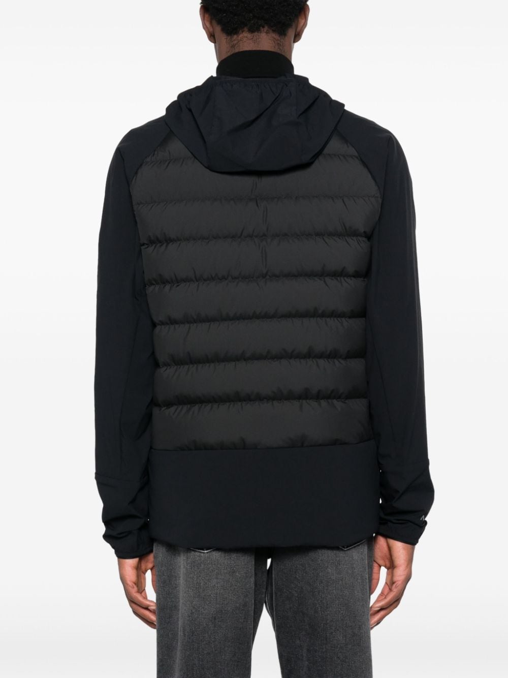 Moncler, men's down jacket, black doudoune, luxury outerwear, winter fashion