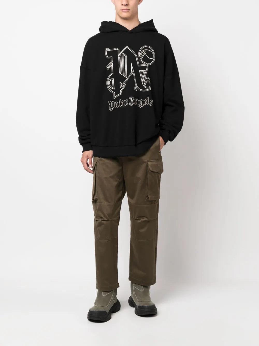 Sudadera con Capucha Monogram de Palm Angels