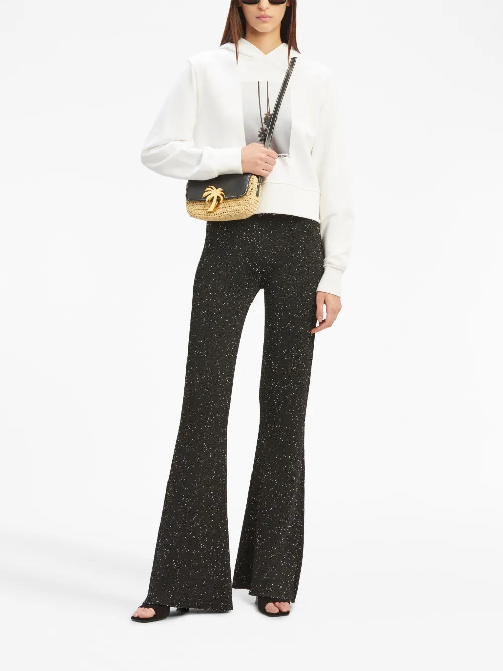 Palm Angels, White Mirage Hoodie, luxury streetwear, designer hoodie, high-end fashion