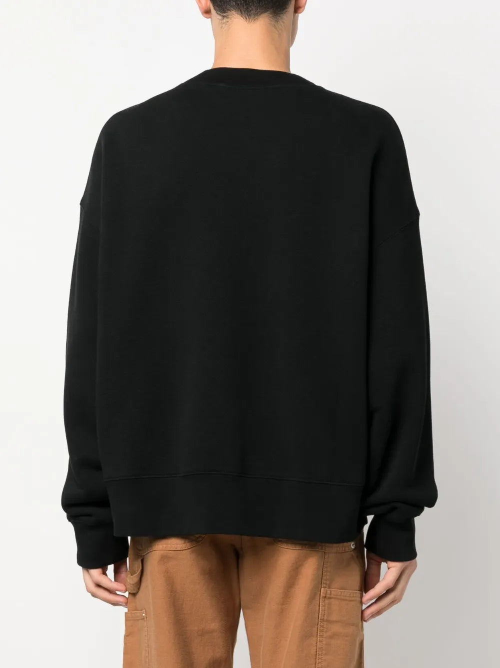 Palm Angels, black sweatshirt, luxury fashion, contemporary style, premium casual wear