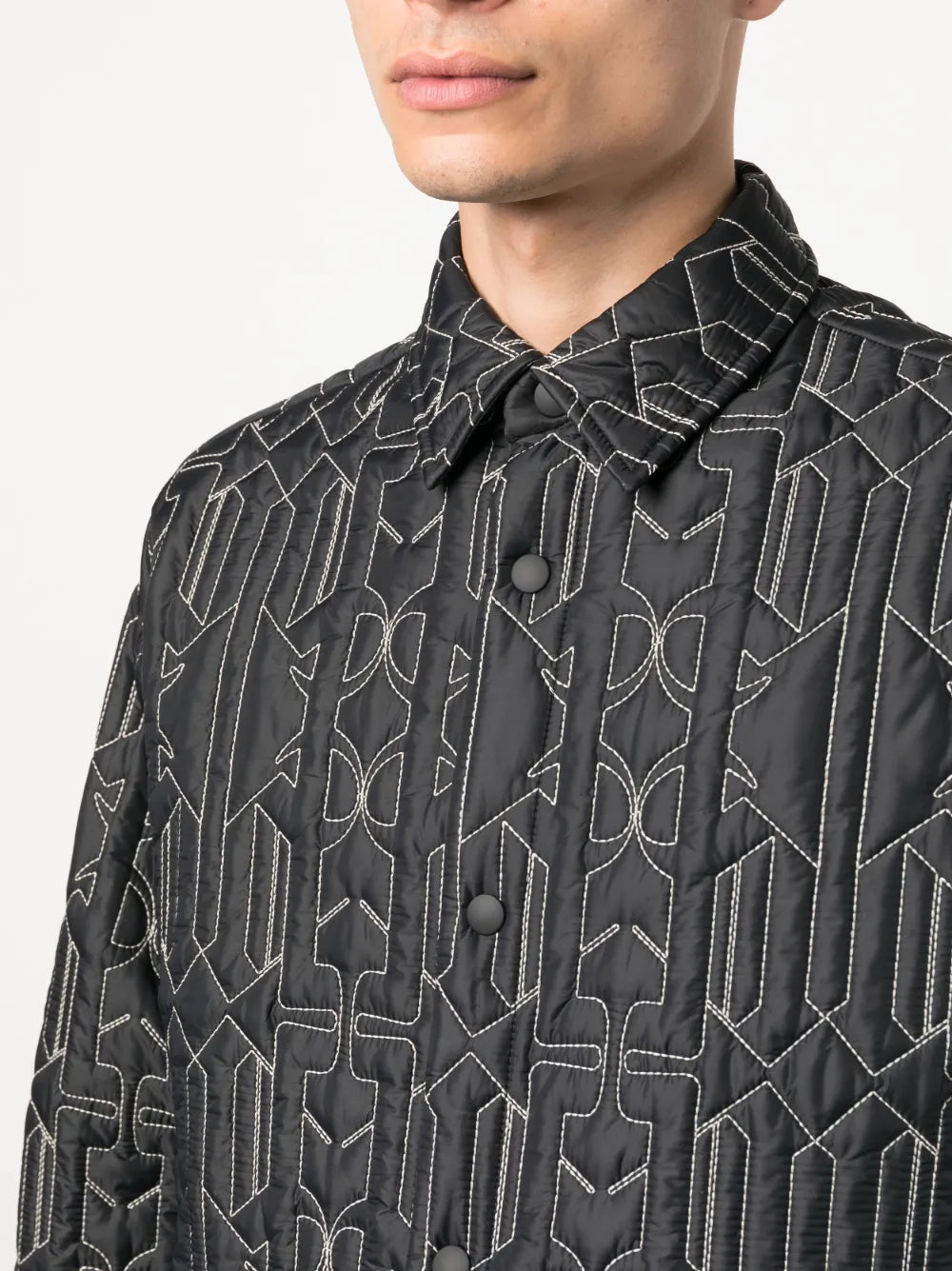 Graphic Quilted Shirt