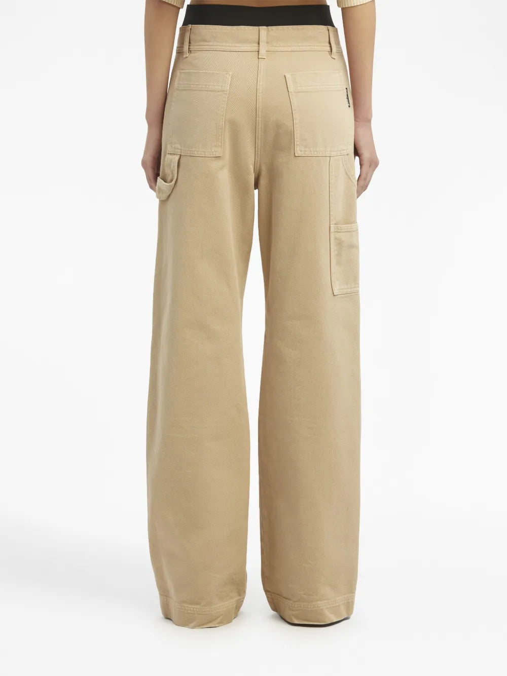 Palm Angels, beige cargo pants, luxury cargo, cotton pants, designer cargo pants