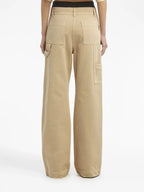 Palm Angels, beige cargo pants, luxury cargo, cotton pants, designer cargo pants