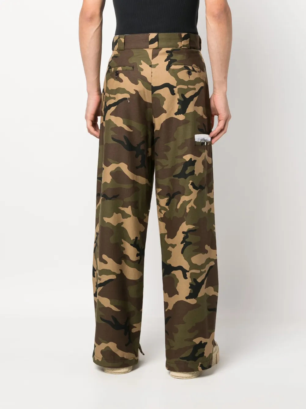 Palm Angels, Militare Cargo Pants, luxury cargo pants, green cargo pants, high-end fashion