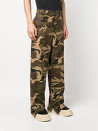 Palm Angels, Militare Cargo Pants, luxury cargo pants, green cargo pants, high-end fashion