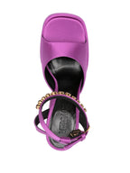 Versace, platform sandals, Medusa Aevitas, luxury footwear, women's designer shoes