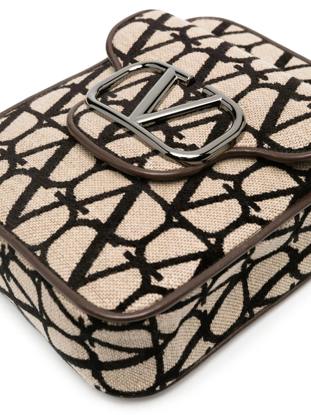 Valentino Garavani, Locò Iconographe Bag, Women's Luxury Bag, Designer Canvas Bag, High-End Fashion Accessories