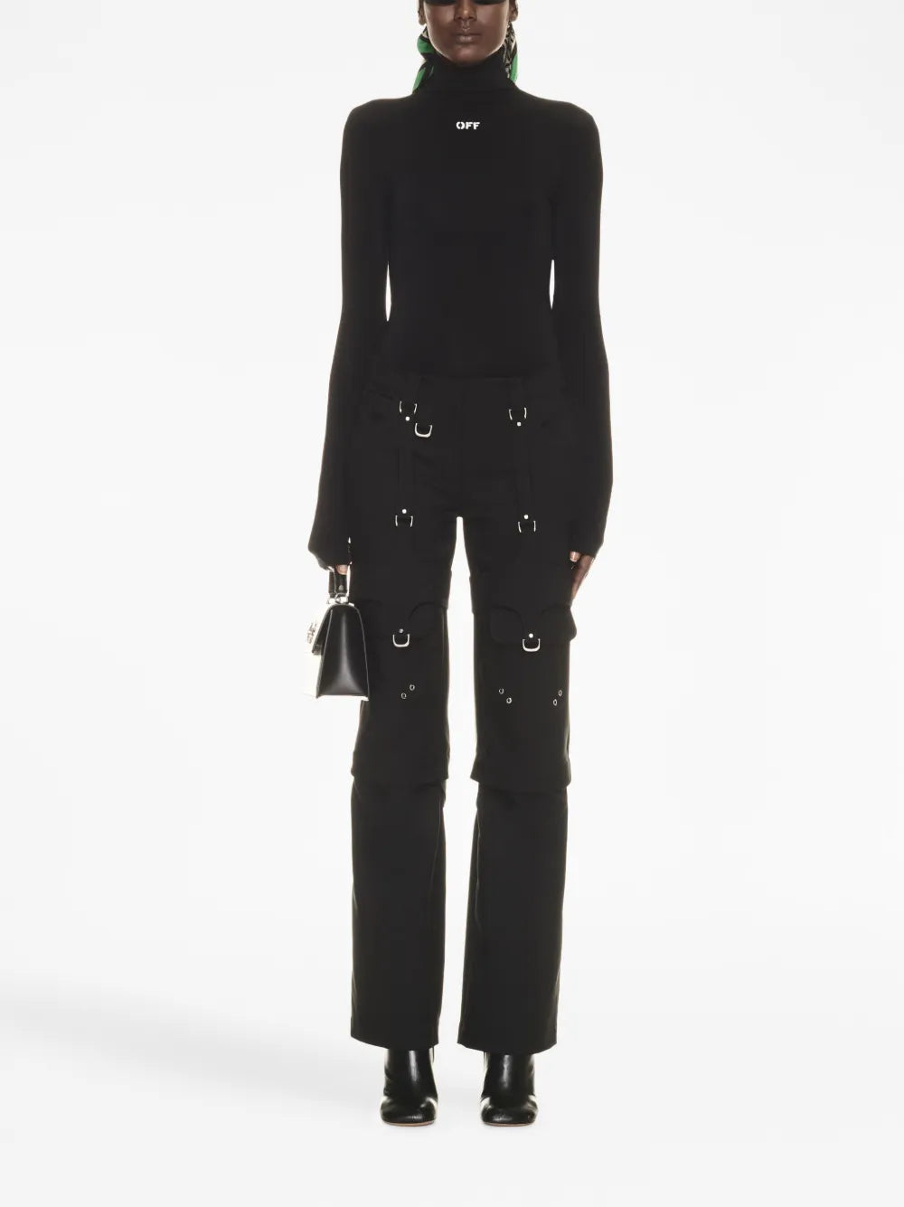 Image of Wool Cargo Pants by Off-White for Women - Season Autumn-Winter 2023 - Back View