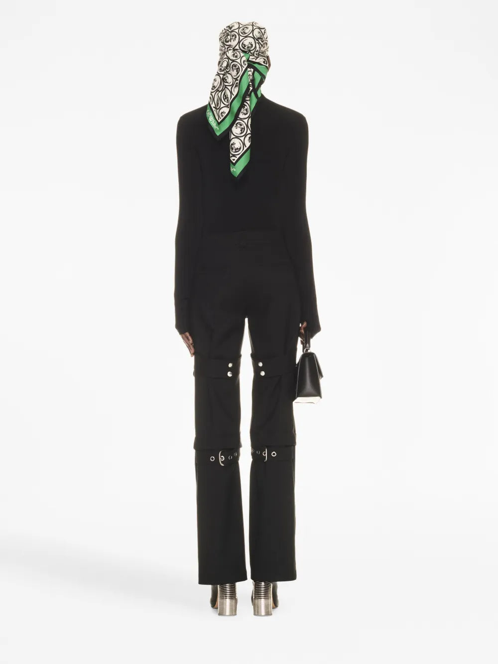 Image of Wool Cargo Pants by Off-White for Women - Season Autumn-Winter 2023 - Detail View 6