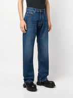 Imagen de Jeans Rectos Azules Skate de Off-White para Hombres - Temporada Otoño-Invierno 2023 - Vista de Detalle 1