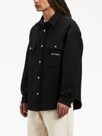 Palm Angels, wool shirt, luxury fashion, check pattern, logo design