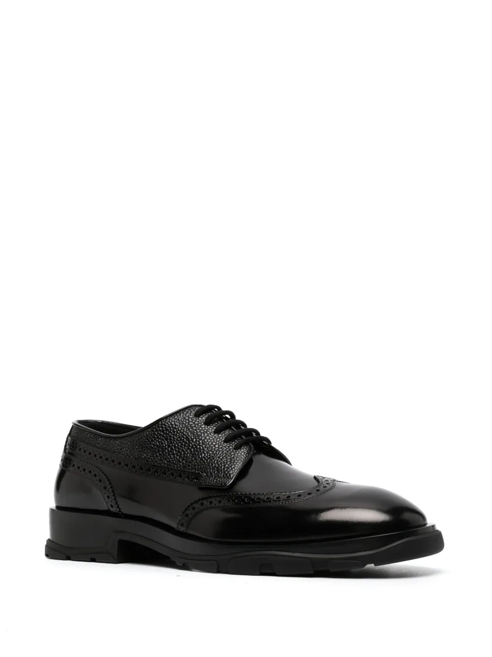 Alexander McQueen, Derbies Punk, leather shoes, men's luxury footwear, designer derbies