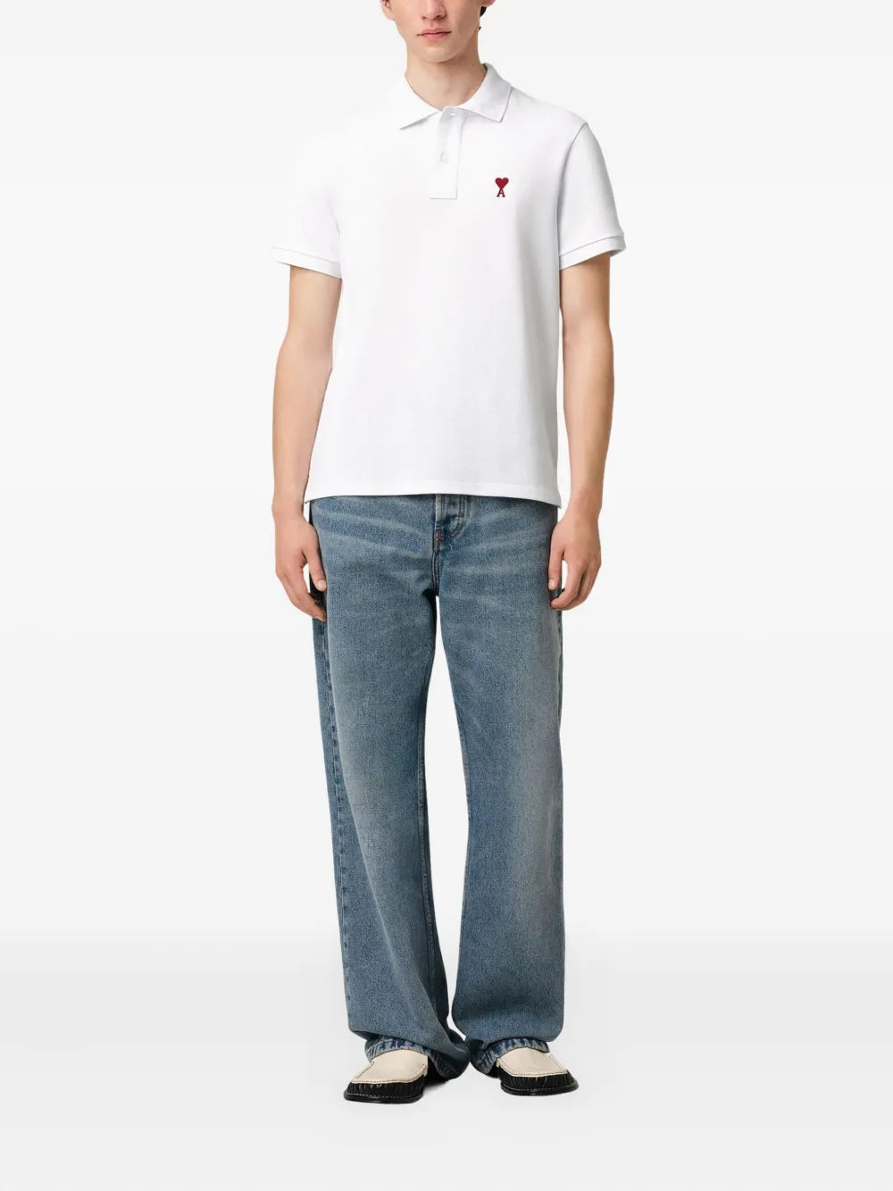 Weißes Polo Ami de Coeur