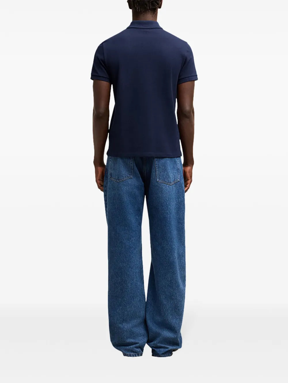 polo shirt, Ami de Coeur, navy blue polo, organic cotton polo, unisex fashion