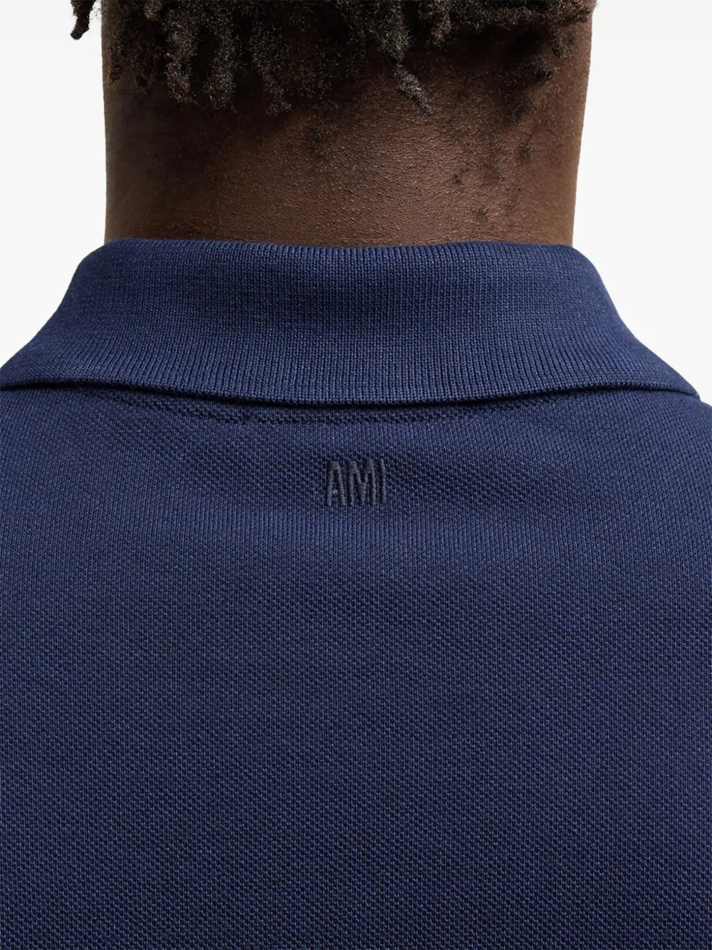 polo shirt, Ami de Coeur, navy blue polo, organic cotton polo, unisex fashion