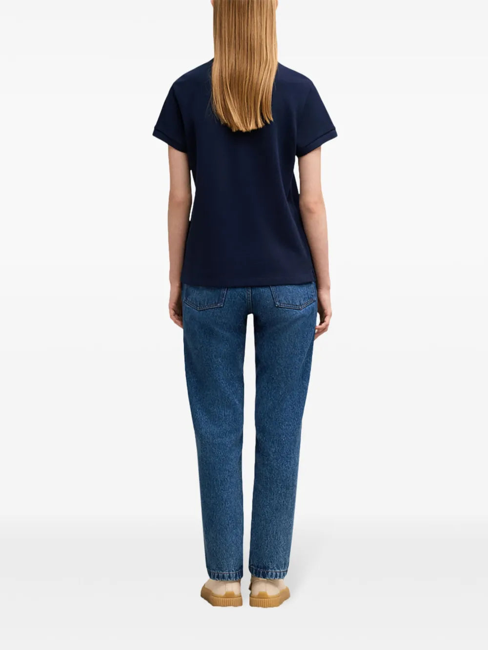 polo shirt, Ami de Coeur, navy blue polo, organic cotton polo, unisex fashion