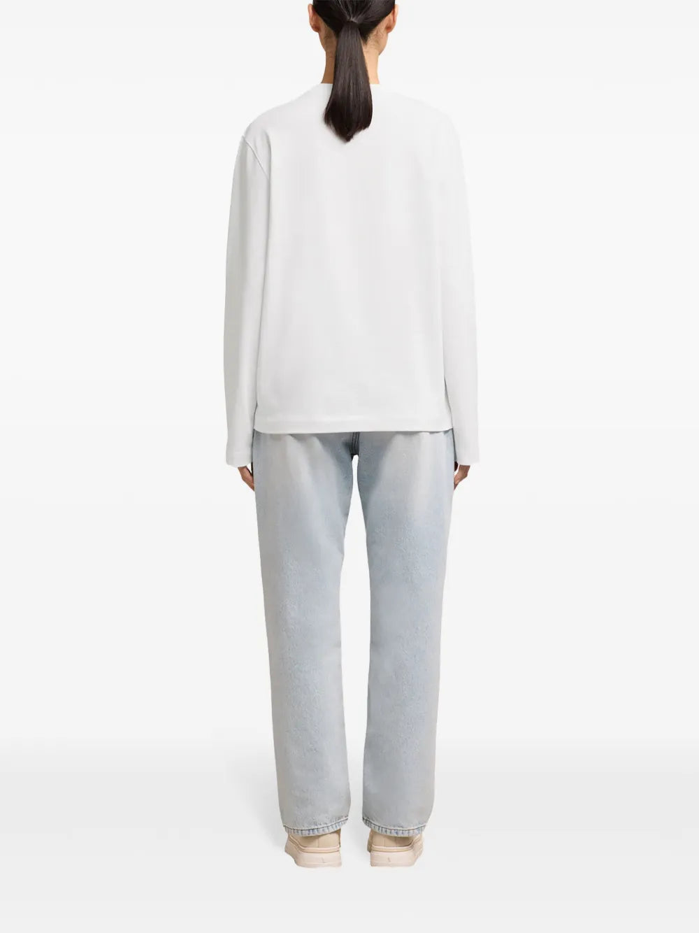 Camiseta de Manga Larga Blanca