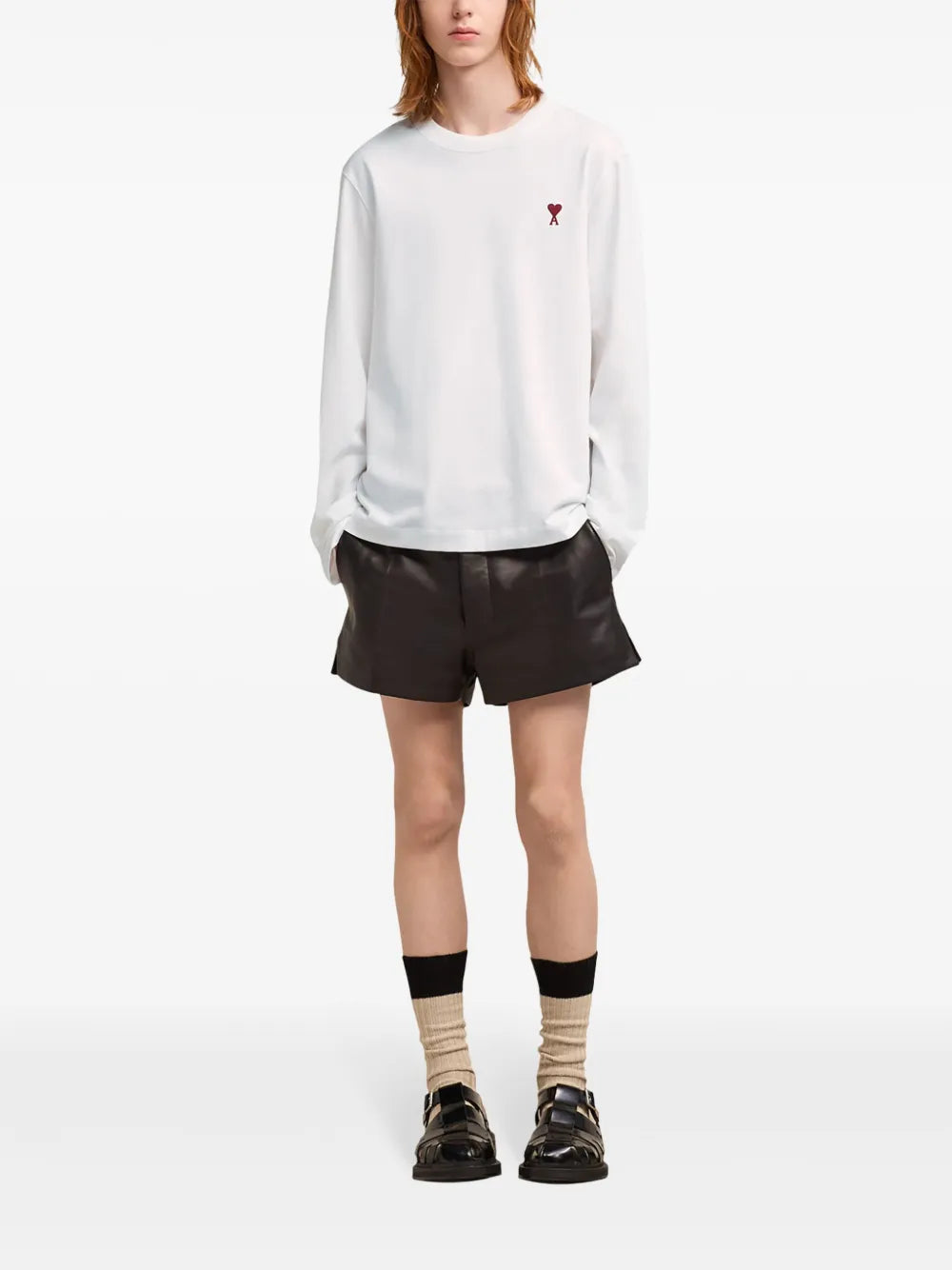 Camiseta de Manga Larga Blanca