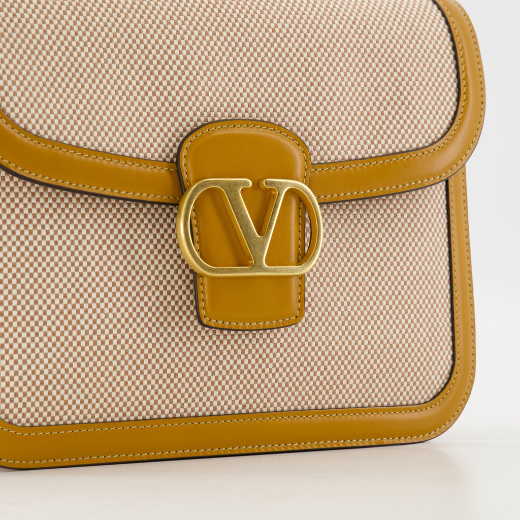 Image of Canvas Leather Sac 9T05 by Valentino Garavani for Women - Season Spring-Summer 2025 - Detail View 1