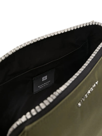 Givenchy, Antigona U Bag, Men's Nylon Bag, Luxury Men's Accessories, Green Bag
