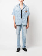 Allover Blue Denim Jeans