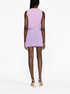 Mini Falda Allover Violeta