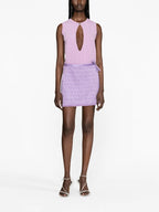 Mini Falda Allover Violeta