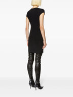 Image of D-Angiel Black Dress by Diesel for Women - Season Spring-Summer 2025 - Model view 2