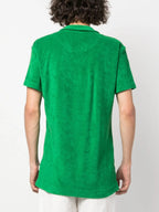 Image d'un polo en tissu éponge par Orlebar Brown pour hommes - Saison Automne-Hiver 2023 - Détail 6