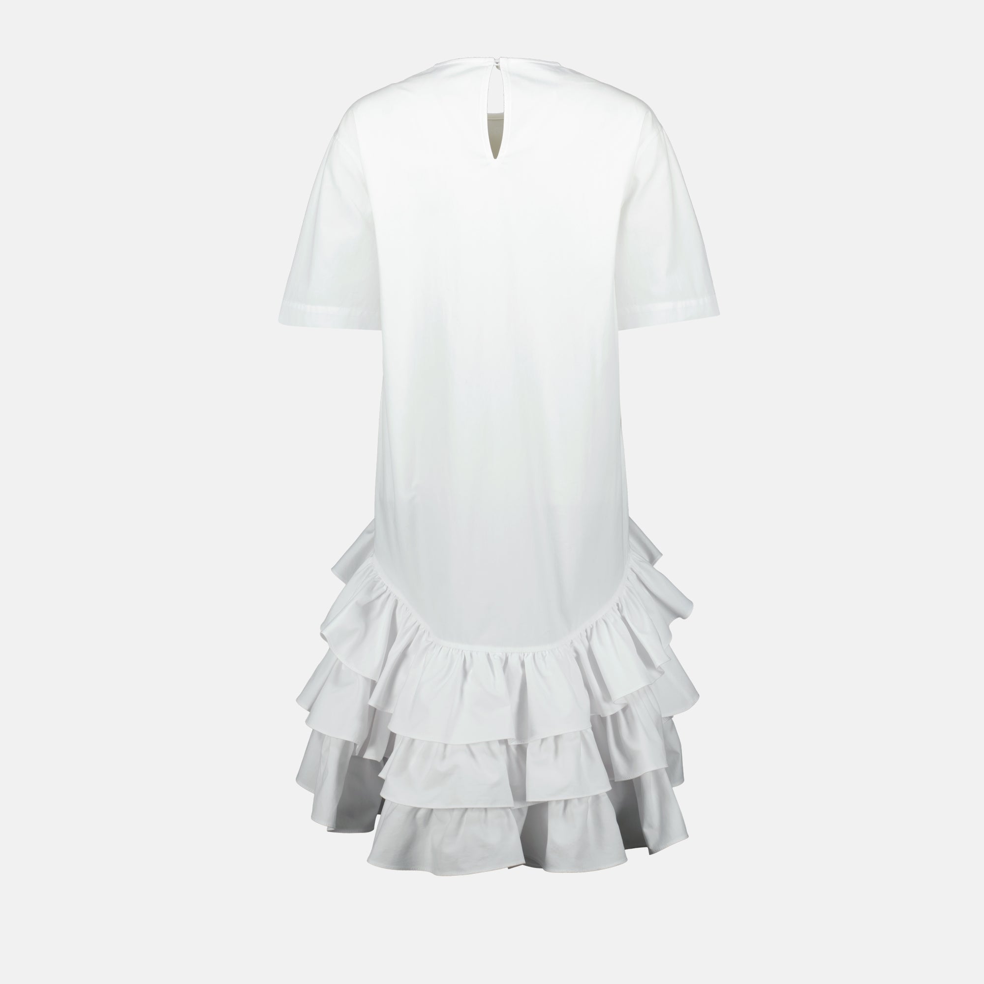White Ruffled Dress
