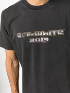 Digit Bacchus T-shirt, Off-White T-shirt, luxury black T-shirt, contemporary designer T-shirt, premium fashion Off-White