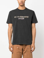 Digit Bacchus T-shirt, Off-White T-shirt, luxury black T-shirt, contemporary designer T-shirt, premium fashion Off-White