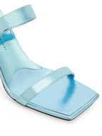 Giuseppe Zanotti, women’s mules, light blue mules, luxury footwear, designer shoes