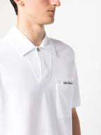 palm angels, sartorial polo, white polo shirt, luxury fashion, men's clothing