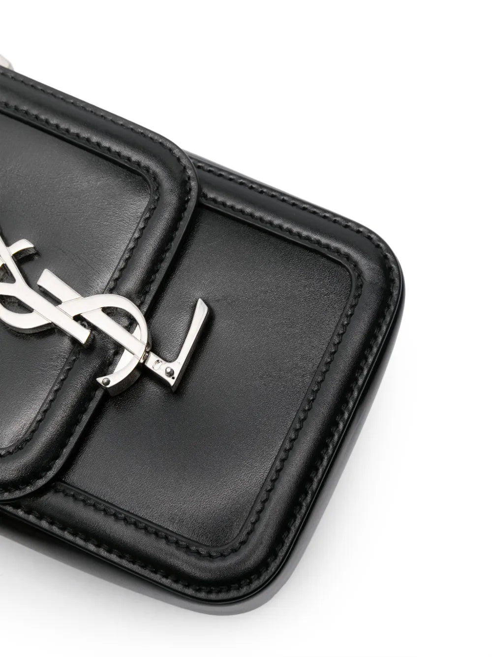 Image of Mini Solferino Bag in Smooth Leather by Saint Laurent for Unisex - Season Autumn-Winter 2023 - Detail View 6