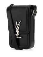 Image of Mini Solferino Bag in Smooth Leather by Saint Laurent for Unisex - Season Autumn-Winter 2023 - Detail View 1