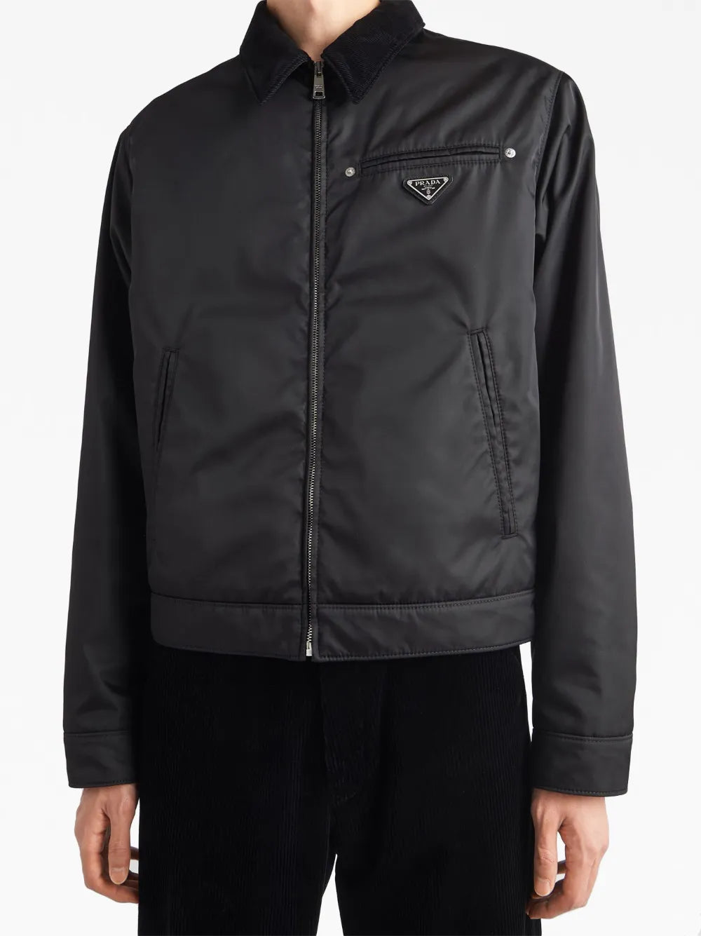 Re-Nylon jacket, Prada jacket, classic outerwear, contemporary style, men's fashion
