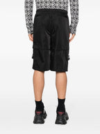 Black Cargo Shorts