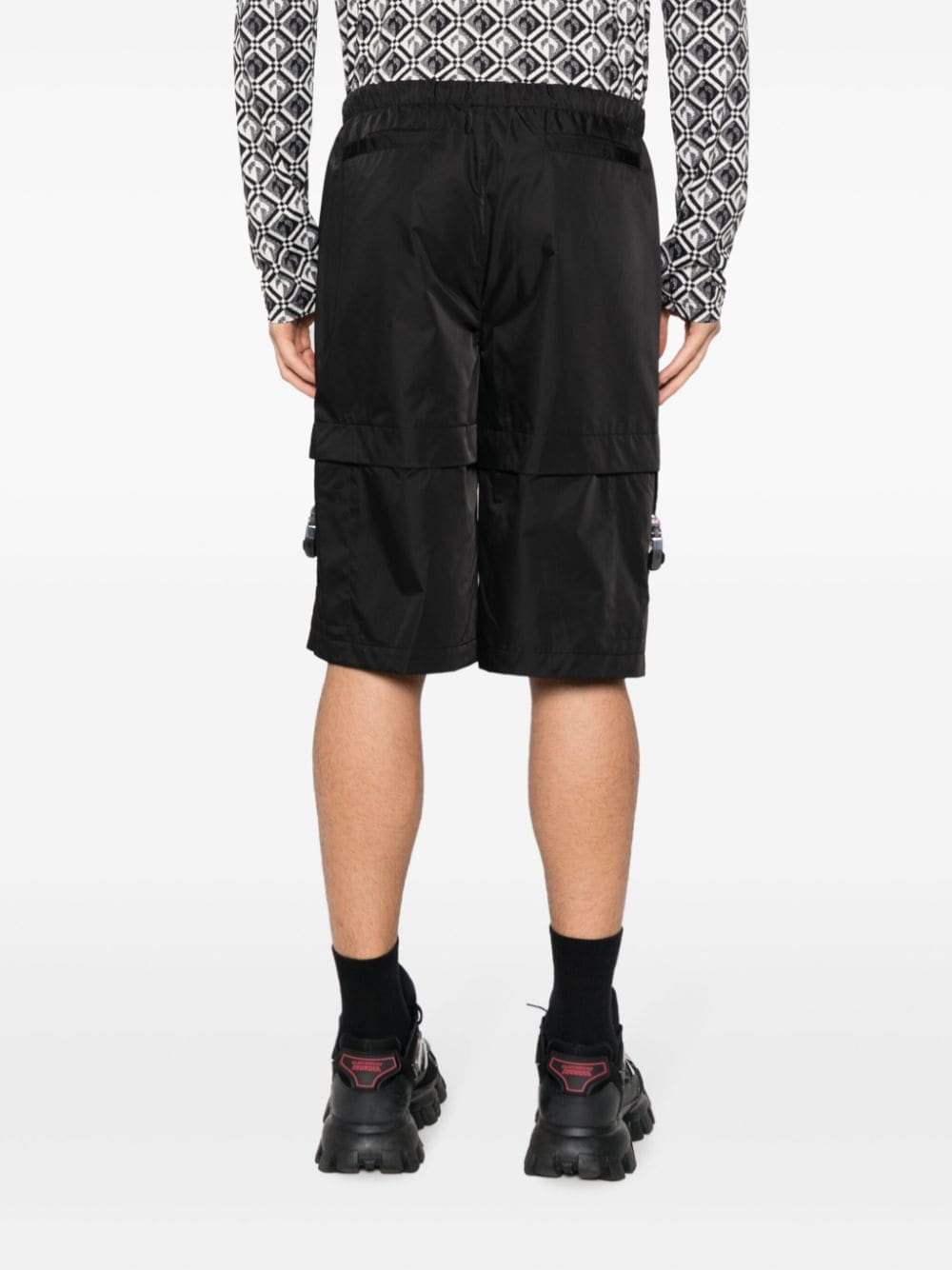 Givenchy cargo shorts, men's black shorts, luxury streetwear, high-end fashion, designer men's shorts