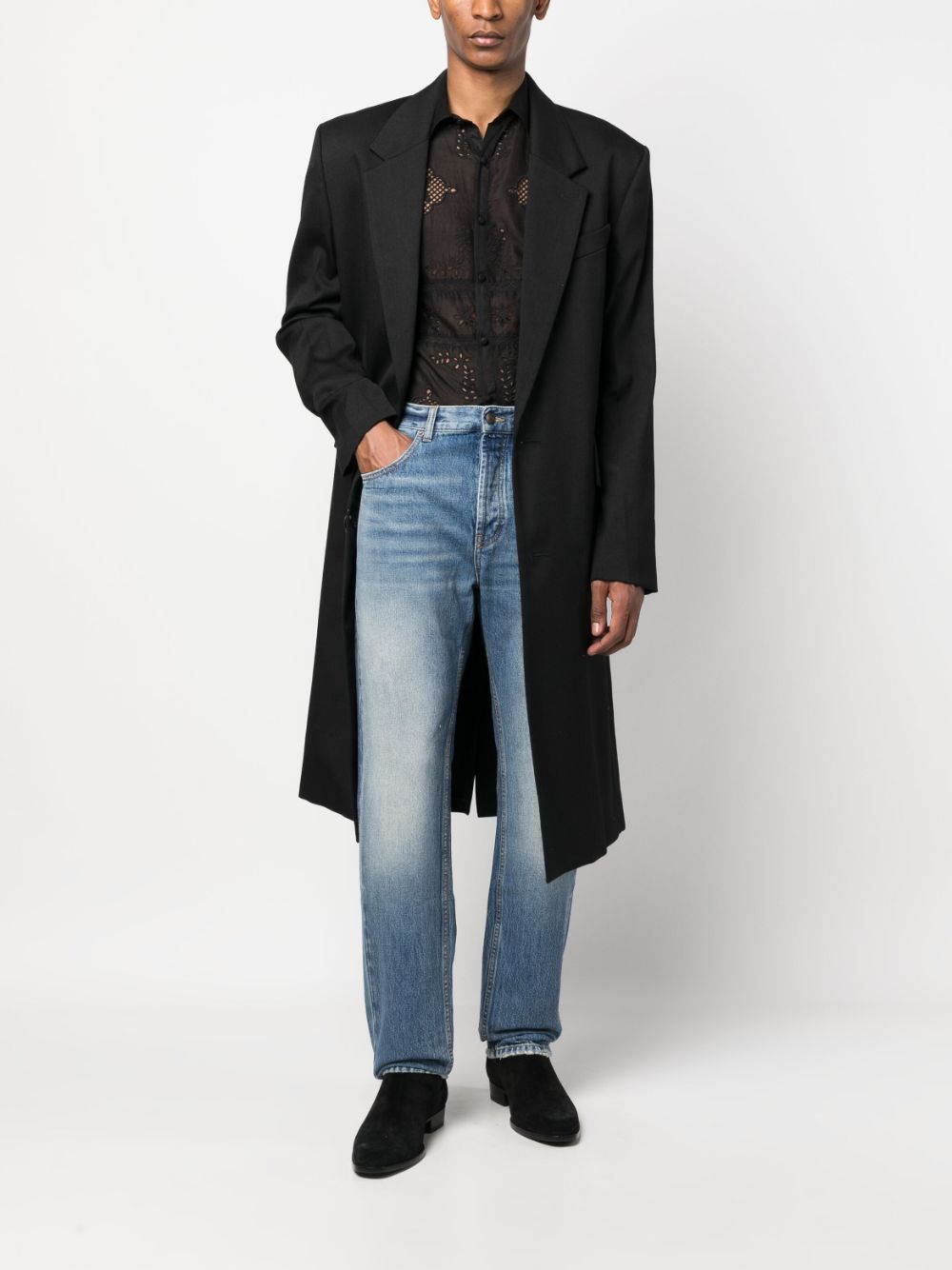 Bild von Baggy Jeans von Saint Laurent für Herren - Saison Herbst-Winter 2023 - Modellansicht 3