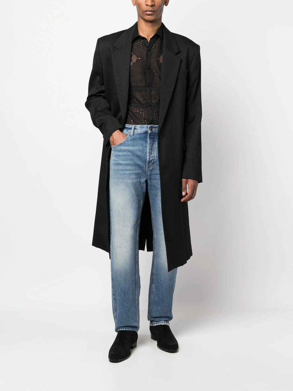 Bild von Baggy Jeans von Saint Laurent für Herren - Saison Herbst-Winter 2023 - Modellansicht 1