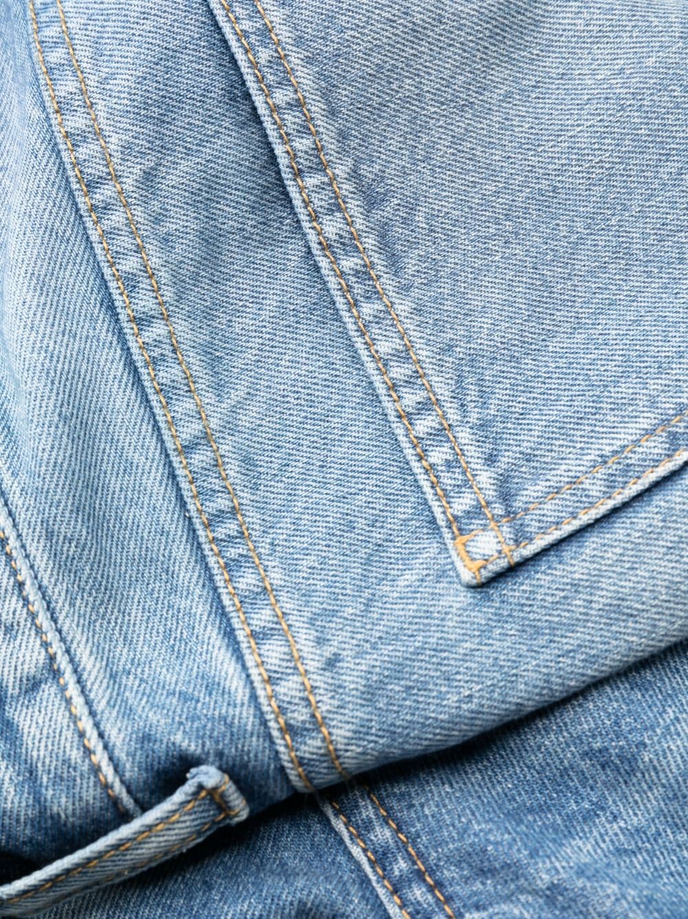 Saint Laurent baggy jeans, men's luxury jeans, designer jeans, Deauville denim, stylish men's jeans