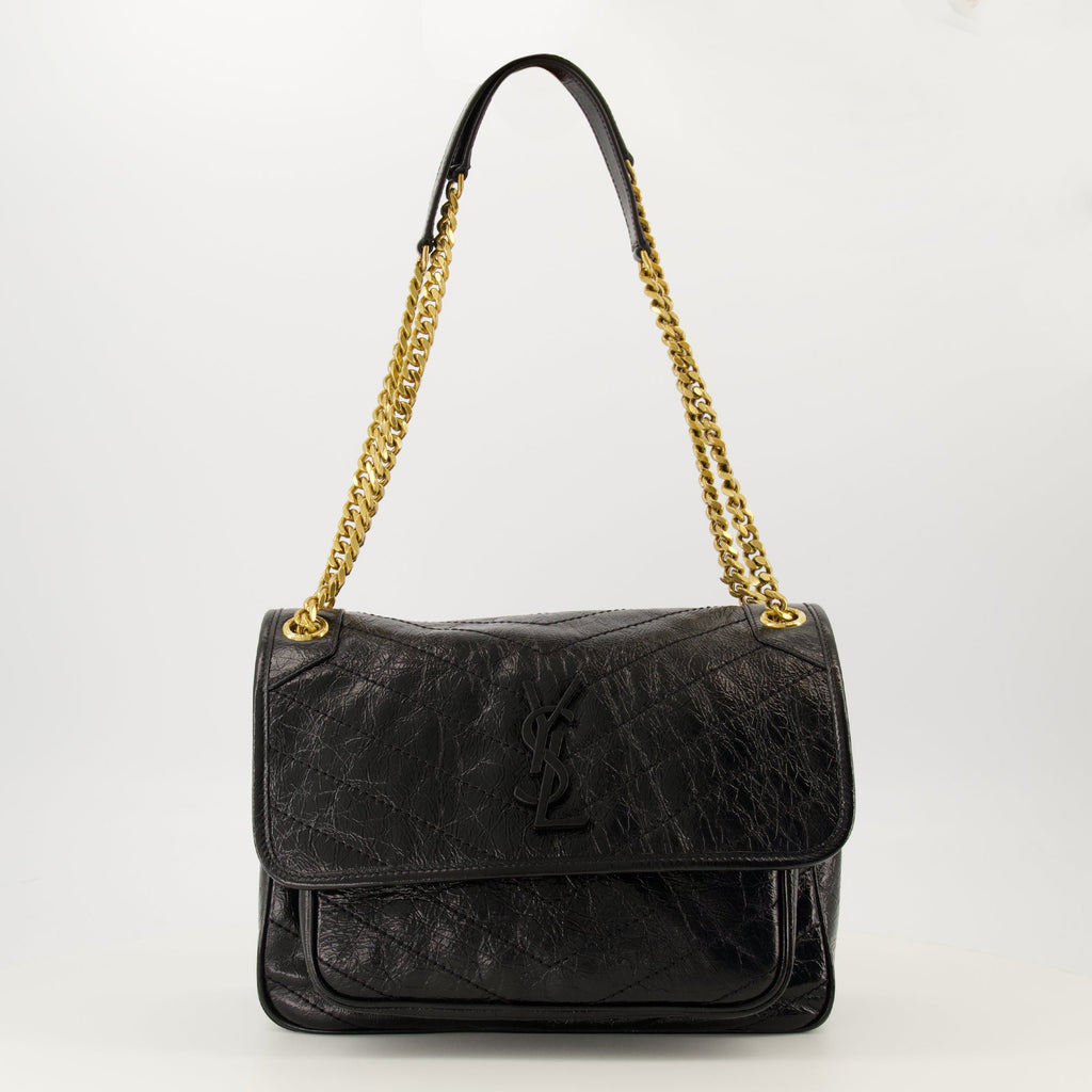 Saint Laurent bag, Vintage leather bag, Niki Medium, Luxury accessories, Designer handbag