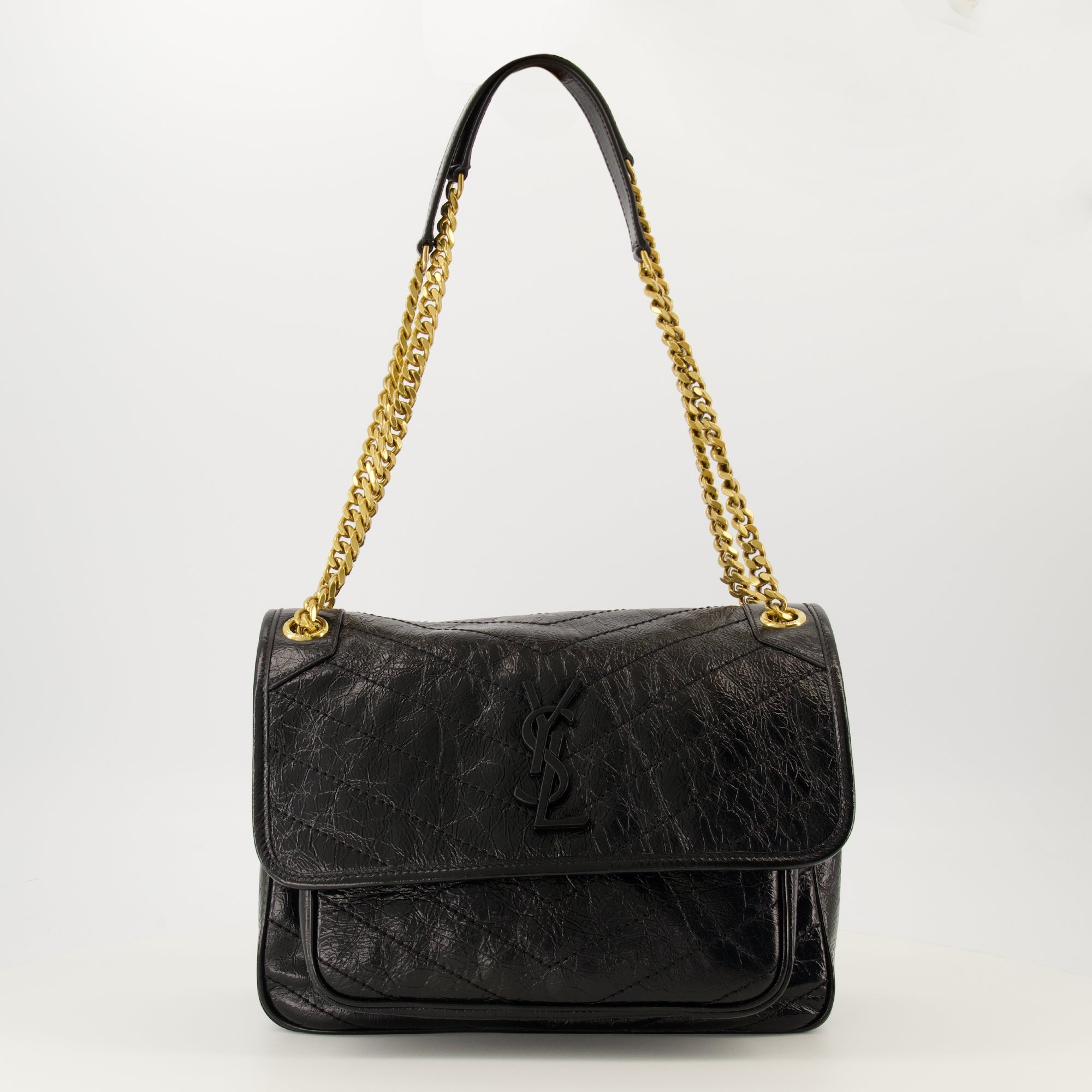 Saint Laurent bag, Vintage leather bag, Niki Medium, Luxury accessories, Designer handbag
