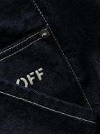 Imagen de Jeans Rectos Crudos de Off-White para Hombres - Temporada Otoño-Invierno 2023 - Vista Detalle 8