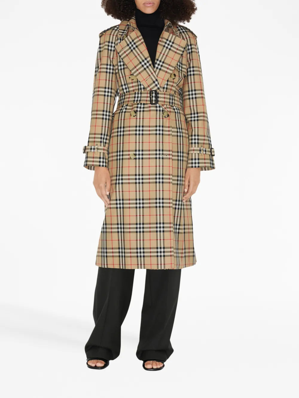 Check Trench Coat - Burberry - Women | WE IN STYLE Check Trench Coat - Burberry - Women | WE IN STYLE