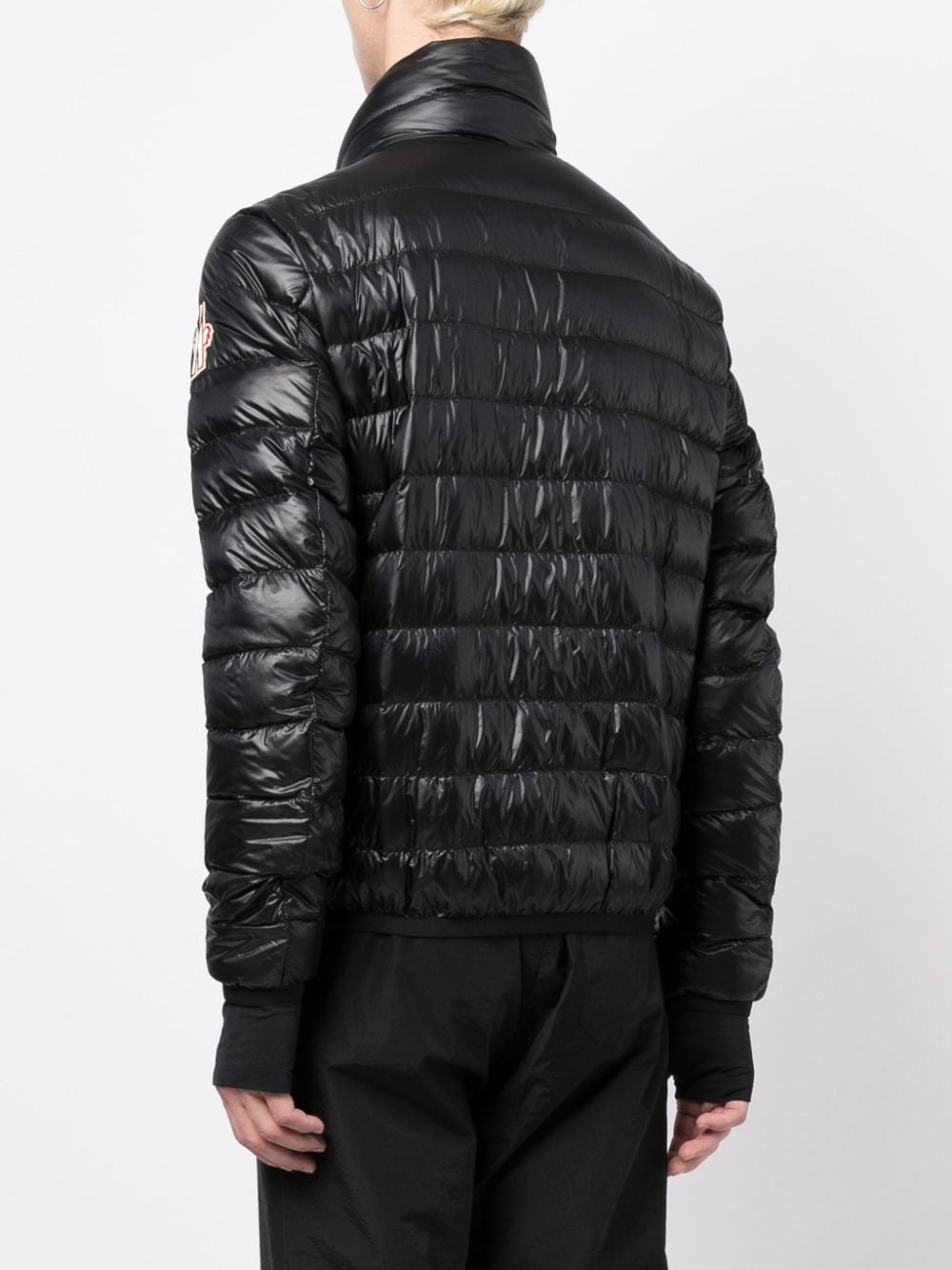 Moncler Grenoble, black down jacket, luxury puffer jacket, men's winter coat, premium outerwear